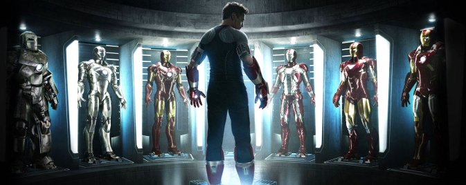 Deux artworks d'armures pour Iron Man 3